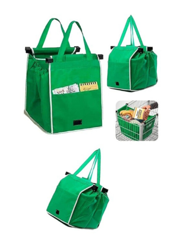 Generic Reusable Grocery Tote Collapsible Shopping Trolley Bags with Handles, 3 Pieces, Green
Generic Reusable Grocery Tote Collapsible Shopping Trolley Bags with Handles, 3 Pieces, Green