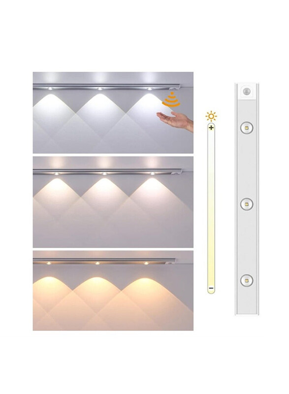 Generic Motion Sensor Light LED Rechargeable Cabinet Lights Ultra Thin Induction Night Light Wireless Lighting for Wardrobe Cupboard Kitchen Bookshelf Showcas
Generic Motion Sensor Light LED Rechargeable Cabinet Lights Ultra Thin Induction Night Light Wireless Lighting for Wardrobe Cupboard Kitchen Bookshelf Showcas