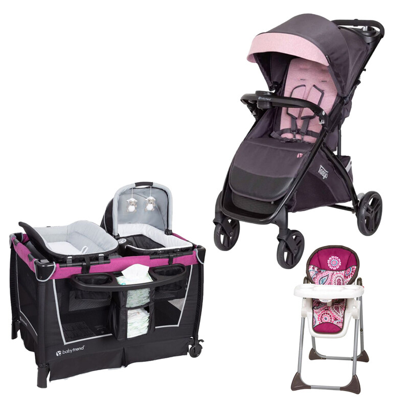 Baby Trend Tango Stroller Cassis + Sit Right High Chair Paisley + Retreat Nursery Center Set, Multicolour
Baby Trend Tango Stroller Cassis + Sit Right High Chair Paisley + Retreat Nursery Center Set, Multicolour