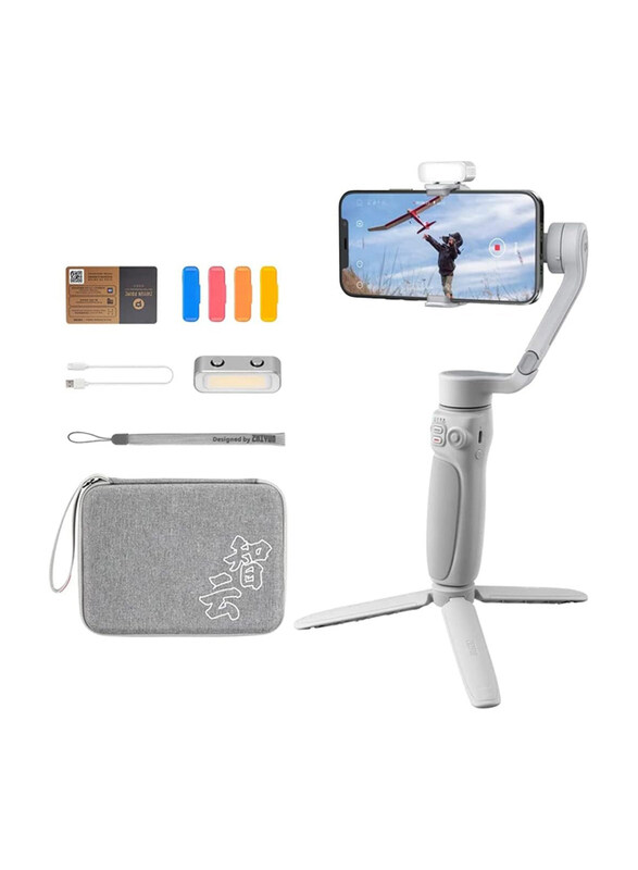 NA Zhiyun Three-Axis Mobile Gimbal Combo Stabilizer Smooth-Q4, ZY SM-117C, Grey
NA Zhiyun Three-Axis Mobile Gimbal Combo Stabilizer Smooth-Q4, ZY SM-117C, Grey