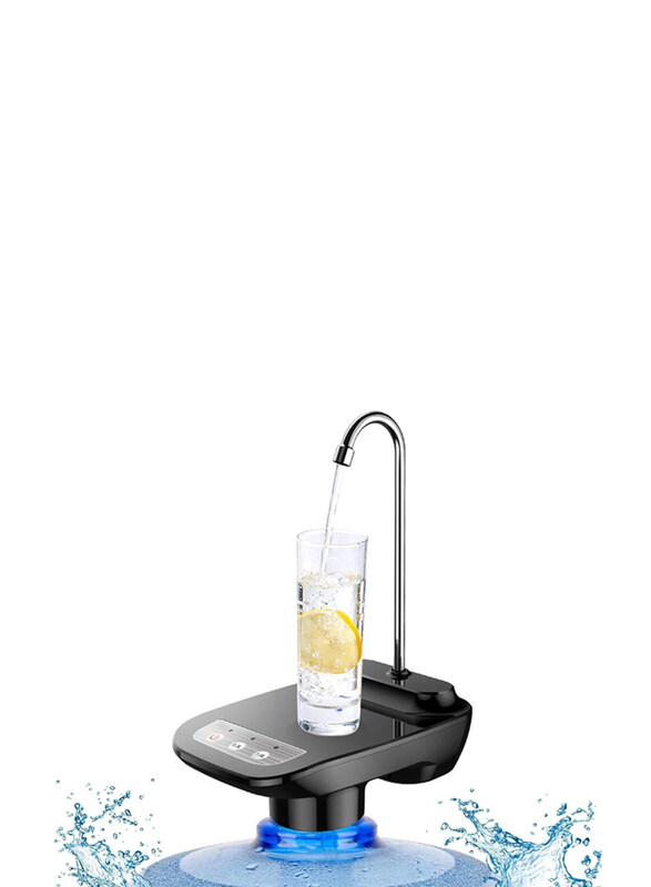 ZeeSquare Automatic USB Rechargeable Electric 5 Gallon Bottle Water Bottles Dispenser Drinking Water Pump for Home & Kitchen, Black/Silver
ZeeSquare Automatic USB Rechargeable Electric 5 Gallon Bottle Water Bottles Dispenser Drinking Water Pump for Home & Kitchen, Black/Silver