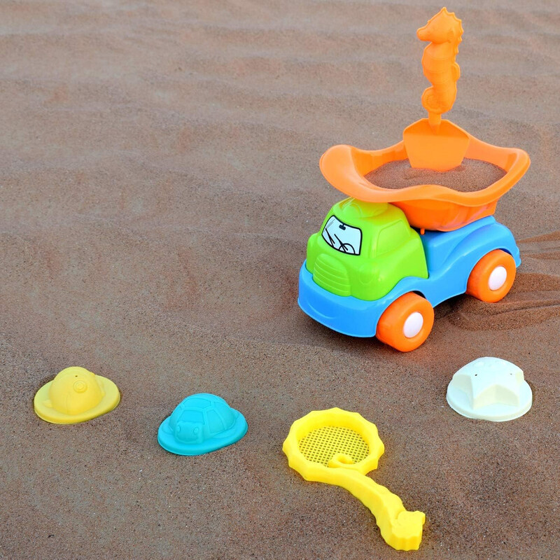 ZeeSquare Outdoor Truck Beach Sand Construction Toys Set, Dump Truck Silicone Toys for Baby, 6 Pieces
ZeeSquare Outdoor Truck Beach Sand Construction Toys Set, Dump Truck Silicone Toys for Baby, 6 Pieces