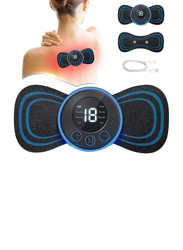 ZeeSquare Rechargeable EMS Portable Wireless Body Massager with 8 Modes & 19 Strength Levels for Pain Relief
ZeeSquare Rechargeable EMS Portable Wireless Body Massager with 8 Modes & 19 Strength Levels for Pain Relief