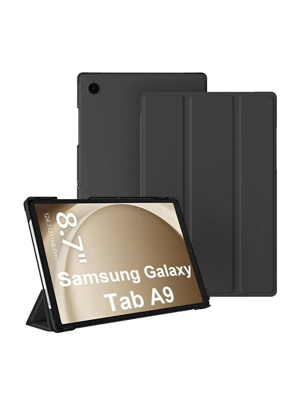 Generic Samsung Galaxy Tab A9 Slim Tri-fold Stand Case Auto Wake Sleep Function Magnetic Closure Case Cover, Black
Generic Samsung Galaxy Tab A9 Slim Tri-fold Stand Case Auto Wake Sleep Function Magnetic Closure Case Cover, Black