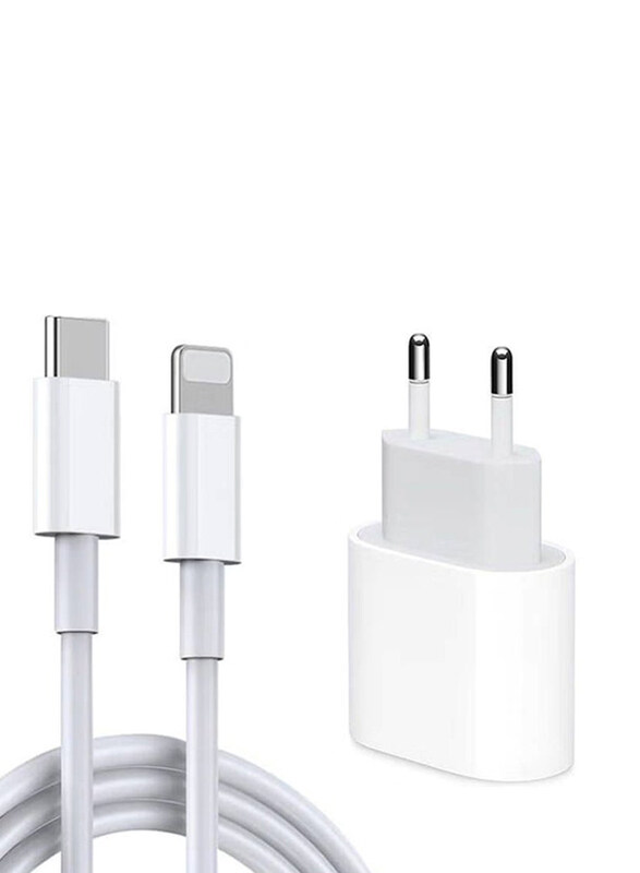 Gennext 20W PD Fast Wall Charger Adapter, USB Type-C Charging Cable for Smartphones, White
Gennext 20W PD Fast Wall Charger Adapter, USB Type-C Charging Cable for Smartphones, White