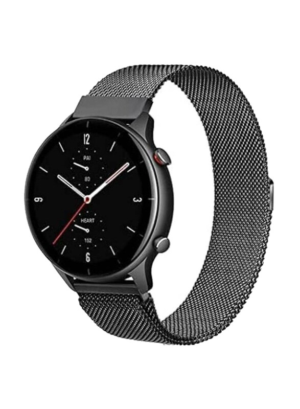 Gennext Replacement Stainless Steel Magnetic Clasp Strap for Amazfit GTR 4/GTR 3 Pro/GTR 3/GTR 2e/GTR 2/GTR 47mm, Black
Gennext Replacement Stainless Steel Magnetic Clasp Strap for Amazfit GTR 4/GTR 3 Pro/GTR 3/GTR 2e/GTR 2/GTR 47mm, Black