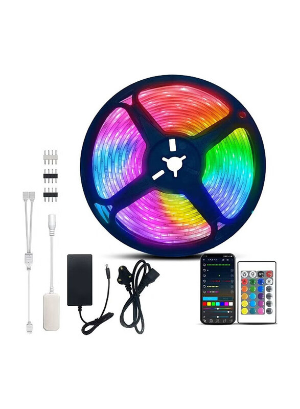 Gennext 5m RGB Color 5050 LED DIY Mod Light Strip with IR Remote Control for Home, Kitchen, Bedroom, Dorm Room, Bar, Parties & Festival, Multicolour
Gennext 5m RGB Color 5050 LED DIY Mod Light Strip with IR Remote Control for Home, Kitchen, Bedroom, Dorm Room, Bar, Parties & Festival, Multicolour