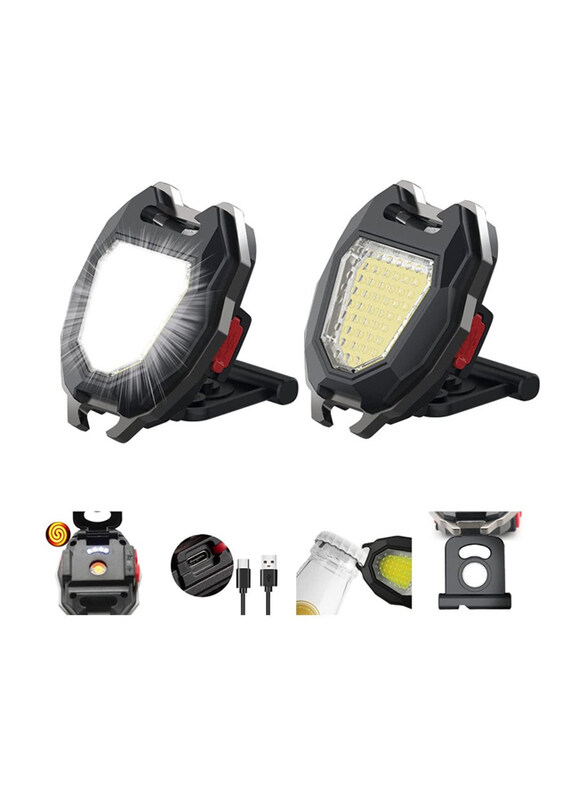 Generic Small Flashlight with Heater, 1000 Lumens Bright, 7 Light Modes Light, Magnet Base and Folding Bracket Bottle Opener, Multicolour
Generic Small Flashlight with Heater, 1000 Lumens Bright, 7 Light Modes Light, Magnet Base and Folding Bracket Bottle Opener, Multicolour