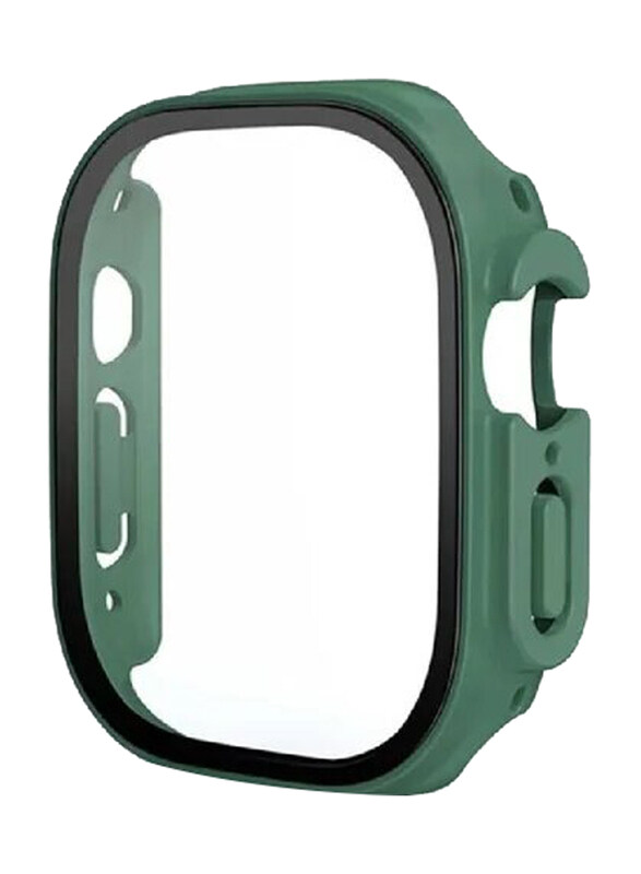 Zoomee 9H Tempered Glass Screen Protector + Slim Bumper Hard Case Cover for Apple Watch Ultra 49mm, Green/Clear
Zoomee 9H Tempered Glass Screen Protector + Slim Bumper Hard Case Cover for Apple Watch Ultra 49mm, Green/Clear