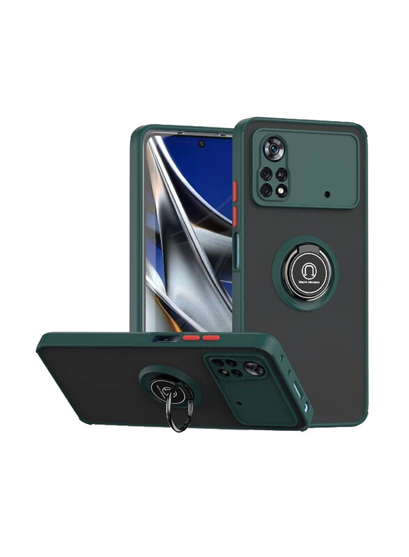 Gennext Xiaomi Poco M4 Pro 4G Protective Bumper Thin Shockproof Silicone Mobile Phone Case Cover with Ring Holder, Green
Gennext Xiaomi Poco M4 Pro 4G Protective Bumper Thin Shockproof Silicone Mobile Phone Case Cover with Ring Holder, Green