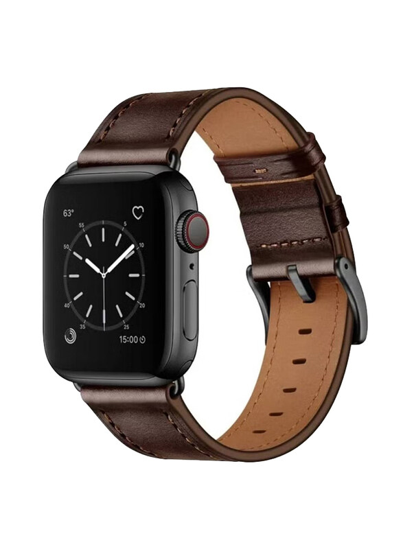 Generic Replacement Genuine Leather Strap Band for Apple Watch Ultra Band 49mm For iWatch Series 8/7/6/5/4/3/2/1/SE/Ultra 49mm 45mm 44mm 42mm, Brown
Generic Replacement Genuine Leather Strap Band for Apple Watch Ultra Band 49mm For iWatch Series 8/7/6/5/4/3/2/1/SE/Ultra 49mm 45mm 44mm 42mm, Brown