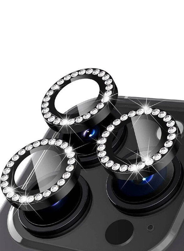 Gennext Apple iPhone 14 Pro Max/14 Pro Set with Diamonds Bling Cover Tempered Glass Camera Lens Protector, Diamond/Black
Gennext Apple iPhone 14 Pro Max/14 Pro Set with Diamonds Bling Cover Tempered Glass Camera Lens Protector, Diamond/Black