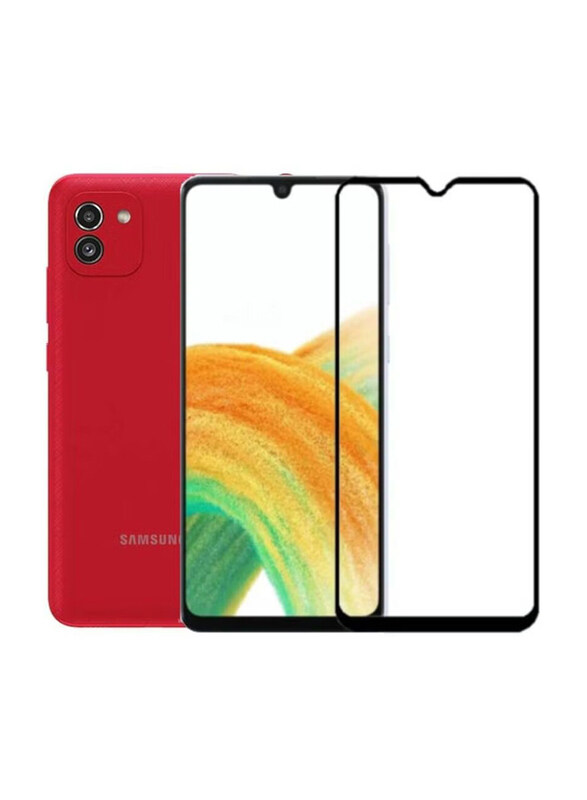 Zoomee Samsung Galaxy A03 Full Coverage Anti-Scratch Premium Tempered Glass Screen Protector, Clear/Black
Zoomee Samsung Galaxy A03 Full Coverage Anti-Scratch Premium Tempered Glass Screen Protector, Clear/Black