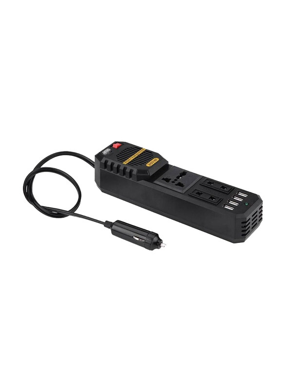 Gennext 12V to 220 Volt DC to AC Converter Car Inverter Charger with 3.1A 4-USB Charger, 200W, Black
Gennext 12V to 220 Volt DC to AC Converter Car Inverter Charger with 3.1A 4-USB Charger, 200W, Black