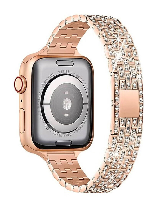 Gennext Women Slim Jewellery Bling Band Diamond Rhinestone Bracelet for Apple Ultra Watch 49mm, Rose Gold
Gennext Women Slim Jewellery Bling Band Diamond Rhinestone Bracelet for Apple Ultra Watch 49mm, Rose Gold