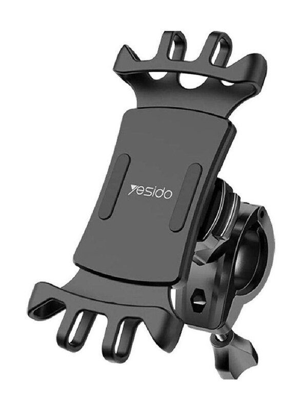Yesido C66 Universal Bike Bicycle Motorcycle Mobile Phone Holder Mount with 360 Degree Adjustable Rotation, Black
Yesido C66 Universal Bike Bicycle Motorcycle Mobile Phone Holder Mount with 360 Degree Adjustable Rotation, Black