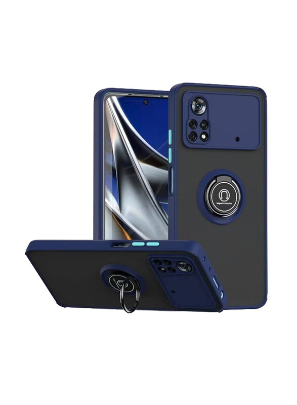 Gennext Xiaomi Poco X4 Pro 5g Soft Bumper Hybrid Protective Mobile Phone Case Cover with Ring Holder, Blue
Gennext Xiaomi Poco X4 Pro 5g Soft Bumper Hybrid Protective Mobile Phone Case Cover with Ring Holder, Blue
