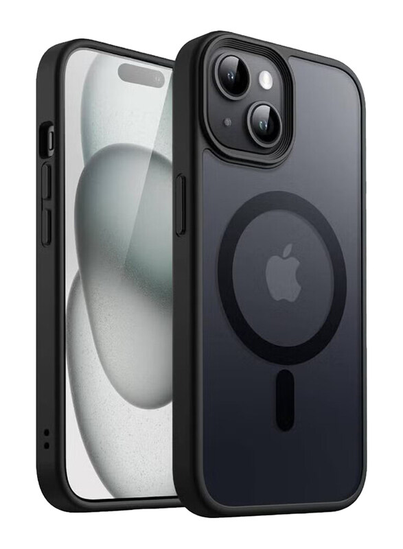 Generic Apple iPhone 15 6.1 Inch Protective Hard Slim Translucent Military Grade Protection Magnetic MagSafe Shockproof Mobile Phone Case Cover, Black
Generic Apple iPhone 15 6.1 Inch Protective Hard Slim Translucent Military Grade Protection Magnetic MagSafe Shockproof Mobile Phone Case Cover, Black