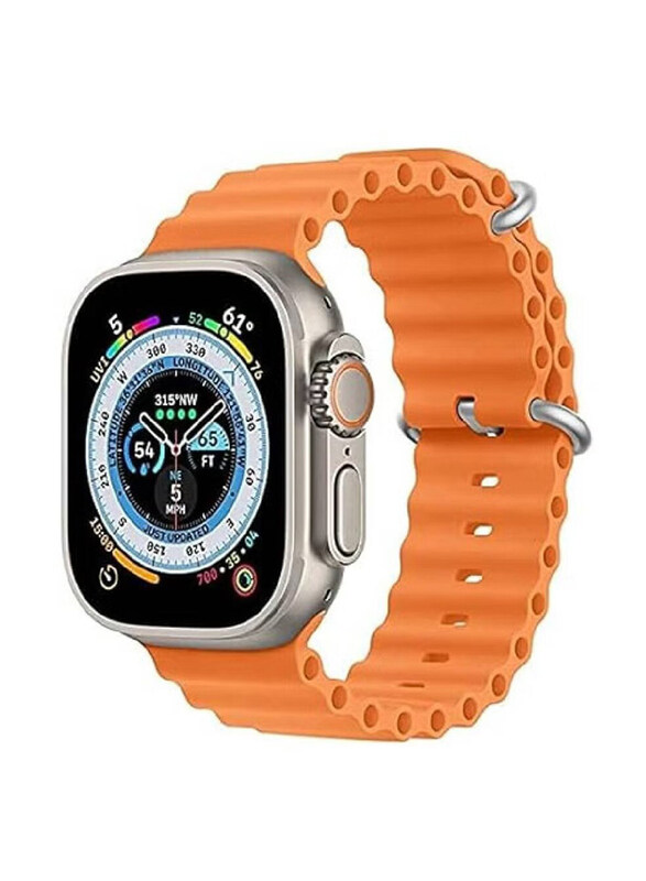 Gennext Replacement Silicone Hole Wavy Strap for Apple Watch 42/44/45/49mm, Orange
Gennext Replacement Silicone Hole Wavy Strap for Apple Watch 42/44/45/49mm, Orange