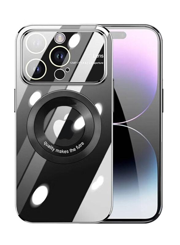 Generic Apple iPhone 15 Pro Max Protective Window Glass Lens Camera Protection Slim Luxury Magnetic Magsafe Mobile Phone Case Cover, Black
Generic Apple iPhone 15 Pro Max Protective Window Glass Lens Camera Protection Slim Luxury Magnetic Magsafe Mobile Phone Case Cover, Black