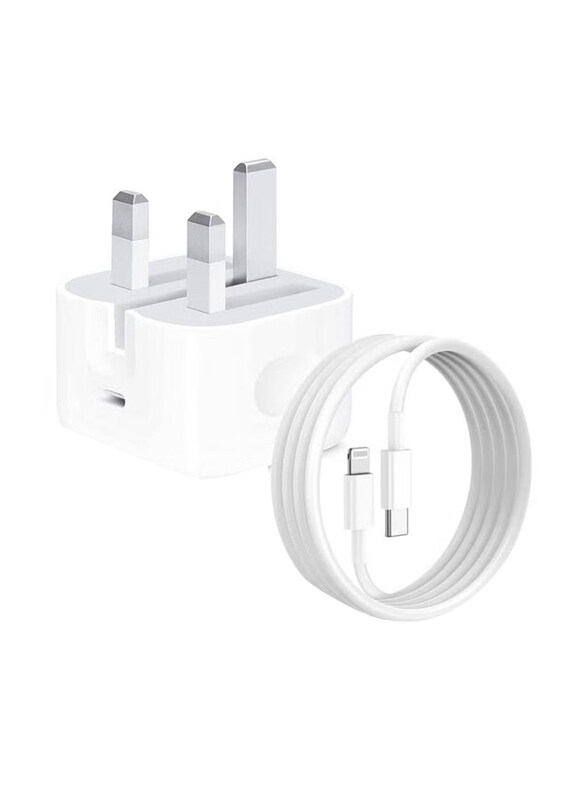 Gennext 20W Look Fast Charger Wall Adapter, MFi Certified, with Lightning Charging Cable for Smartphones, White
Gennext 20W Look Fast Charger Wall Adapter, MFi Certified, with Lightning Charging Cable for Smartphones, White