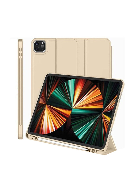 Gennext Apple iPad Pro 12.9-inch 2022/2021 6th/5th Gen Trifold Stand Soft TPU Smart Case Cover with Pencil Holder Support iPad 2nd Pencil Charging/Pai
Gennext Apple iPad Pro 12.9-inch 2022/2021 6th/5th Gen Trifold Stand Soft TPU Smart Case Cover with Pencil Holder Support iPad 2nd Pencil Charging/Pai