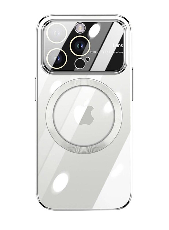 Zoomee Apple iPhone 15 Pro Max 6.7-inch Protective Glass Lens Camera Protection Slim Luxury Magnetic Magsafe Mobile Phone Case Cover, Silver
Zoomee Apple iPhone 15 Pro Max 6.7-inch Protective Glass Lens Camera Protection Slim Luxury Magnetic Magsafe Mobile Phone Case Cover, Silver