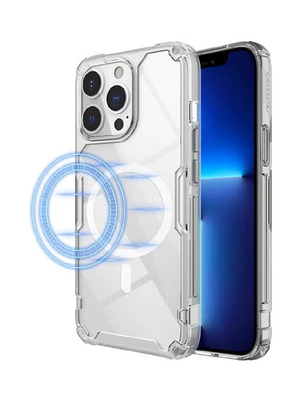 Nillkin Apple iPhone 13 Pro Max Protective Designed Magnetic Shockproof MagSafe Mobile Phone Case Cover, Crystal Clear
Nillkin Apple iPhone 13 Pro Max Protective Designed Magnetic Shockproof MagSafe Mobile Phone Case Cover, Crystal Clear
