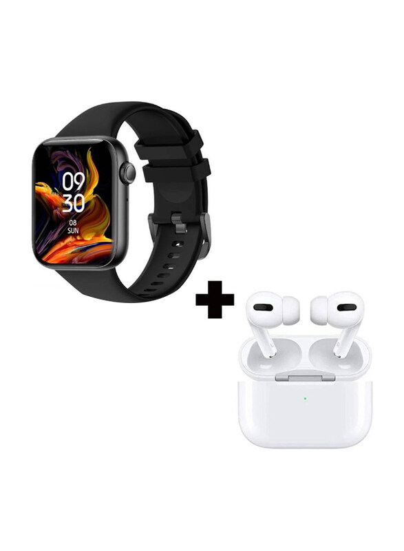 Gennext 2.05-inch Always On Display Smartwatch with Charging Rotating Crown, Black
Gennext 2.05-inch Always On Display Smartwatch with Charging Rotating Crown, Black