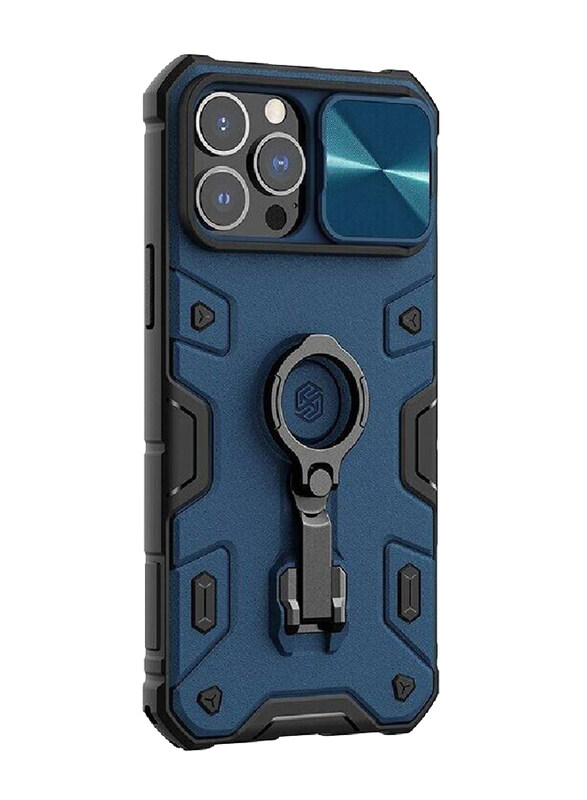 Nillkin Apple iPhone 14 Pro Max CamShield Armor Pro with Ring Holder & Camera Protection Mobile Phone Case Cover, Blue
Nillkin Apple iPhone 14 Pro Max CamShield Armor Pro with Ring Holder & Camera Protection Mobile Phone Case Cover, Blue