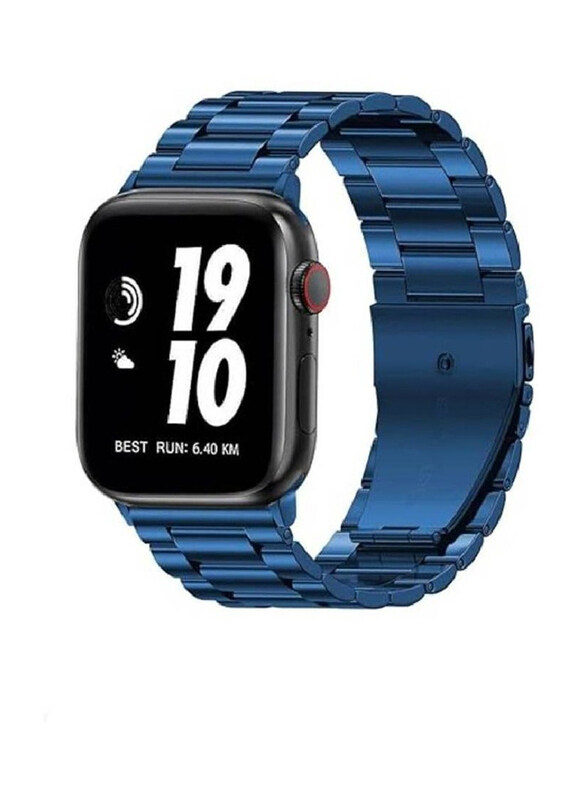 Gennext Stainless Steel Band for Apple Watch Series 8/7/6/5/4/3/2/1/SE/SE2/Ultra 49mm/45mm/44mm/42mm, Blue
Gennext Stainless Steel Band for Apple Watch Series 8/7/6/5/4/3/2/1/SE/SE2/Ultra 49mm/45mm/44mm/42mm, Blue