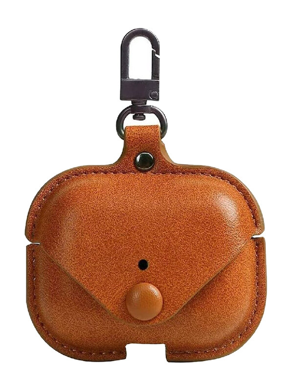 Generic Leather Protective Case Cover with Keychain & Lock for Apple Airpods 3, Brown
Generic Leather Protective Case Cover with Keychain & Lock for Apple Airpods 3, Brown