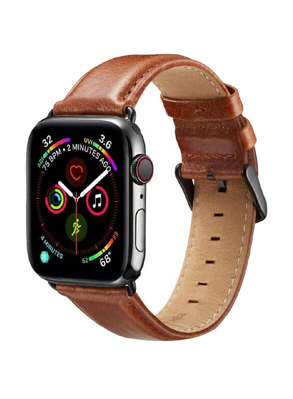 Gennext Replacement Leather Strap for Apple Watch Series 8/7/6/5/4/3/2/1/SE 45mm/44mm/42mm, Brown
Gennext Replacement Leather Strap for Apple Watch Series 8/7/6/5/4/3/2/1/SE 45mm/44mm/42mm, Brown
