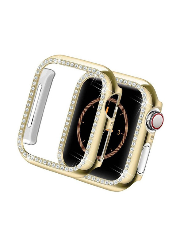 Gennext Bling Rhinestone Hard PC Protective Bumper Cover for Apple Watch Series 8 7 41mm, Gold
Gennext Bling Rhinestone Hard PC Protective Bumper Cover for Apple Watch Series 8 7 41mm, Gold