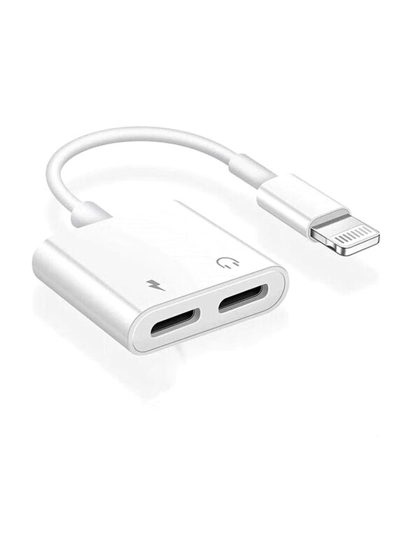 Gennext Headphone Jack Adapter, Lightning to 3.5mm Aux Jack Earphone Audio Splitter and Charge Connector for iPhone, White
Gennext Headphone Jack Adapter, Lightning to 3.5mm Aux Jack Earphone Audio Splitter and Charge Connector for iPhone, White