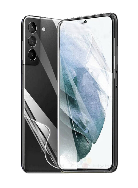 Gennext Samsung Galaxy S21 Hydrogel Film Front and Back Screen Cover Protector, Clear
Gennext Samsung Galaxy S21 Hydrogel Film Front and Back Screen Cover Protector, Clear