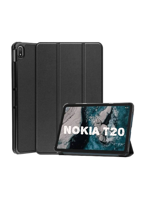 Gennext Nokia T20 Trifold Slim Hard Shell Folio Lightweight Tablet Case Cover, Black
Gennext Nokia T20 Trifold Slim Hard Shell Folio Lightweight Tablet Case Cover, Black