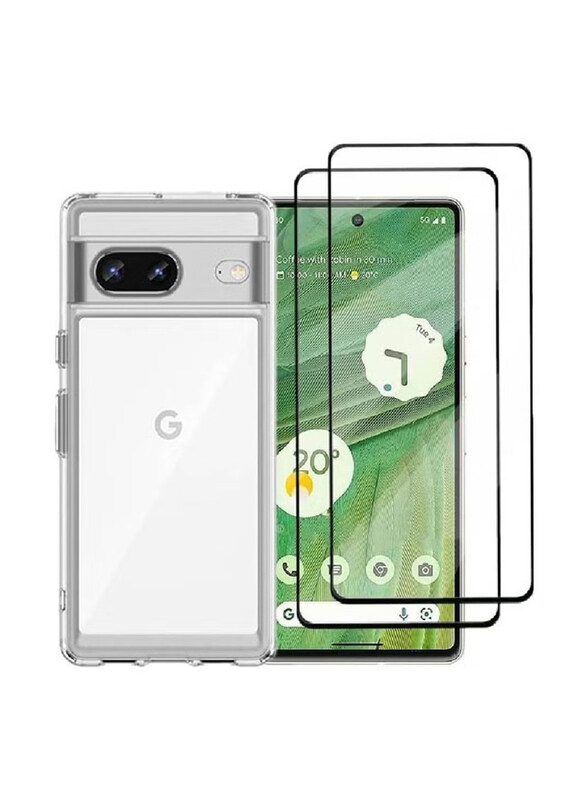 Gennext Google Pixel 7 Premium Quality No Yellowing With Smart Shockproof Anti-Slip Mobile Phone Back Case Cover with 2-Piece Tempered Glass Screen Pr
Gennext Google Pixel 7 Premium Quality No Yellowing With Smart Shockproof Anti-Slip Mobile Phone Back Case Cover with 2-Piece Tempered Glass Screen Pr