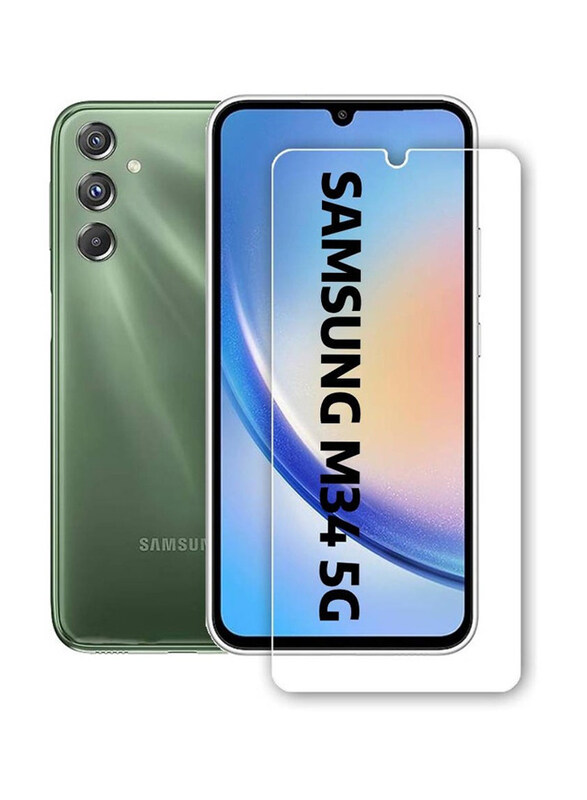 Generic Samsung Galaxy M34 5G 9H Hardness Tempered Glass Screen Protector, Clear
Generic Samsung Galaxy M34 5G 9H Hardness Tempered Glass Screen Protector, Clear