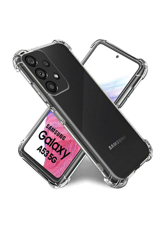 Gennext Samsung Galaxy A53 5g Shock Absorbent Reinforced Corner Soft TPU Transparent Silicone Gel Back Protective Mobile Phone Case Cover, Clear
Gennext Samsung Galaxy A53 5g Shock Absorbent Reinforced Corner Soft TPU Transparent Silicone Gel Back Protective Mobile Phone Case Cover, Clear