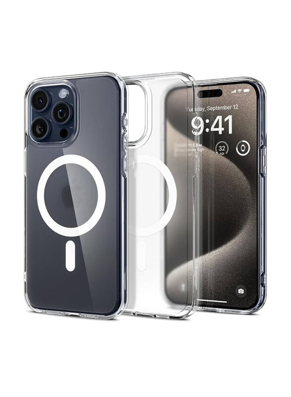 Generic Apple iPhone 15 Pro Max Protective Soft TPU Transparent Slim Shock-Absorption Anti-Scratch MagSafe Wireless Charging Mobile Phone Case Cover, Clear
Generic Apple iPhone 15 Pro Max Protective Soft TPU Transparent Slim Shock-Absorption Anti-Scratch MagSafe Wireless Charging Mobile Phone Case Cover, Clear