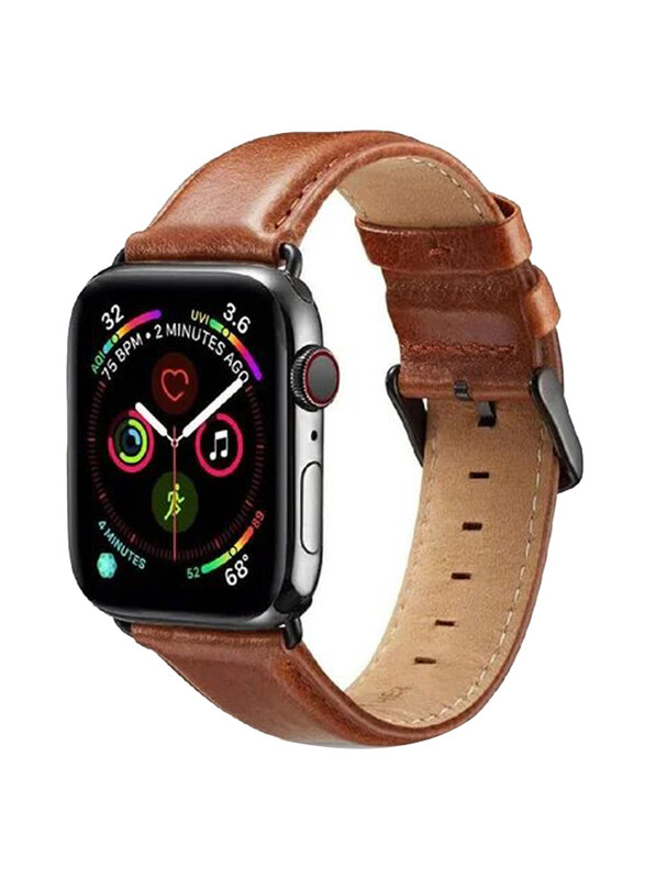 Gennext Replacement Genuine Leather Strap for Apple Watch Series 7/6/5/4/3/2/1/SE 41mm/40mm/38mm, Brown
Gennext Replacement Genuine Leather Strap for Apple Watch Series 7/6/5/4/3/2/1/SE 41mm/40mm/38mm, Brown