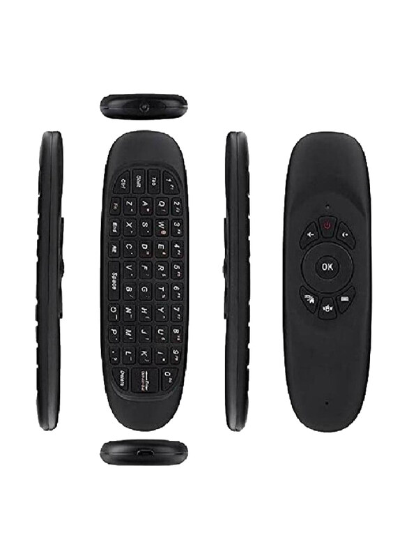 Gennext Universal TV Remote Control with Keyboard for Smart TV, Set-Top Box, Media Player & More, Black
Gennext Universal TV Remote Control with Keyboard for Smart TV, Set-Top Box, Media Player & More, Black