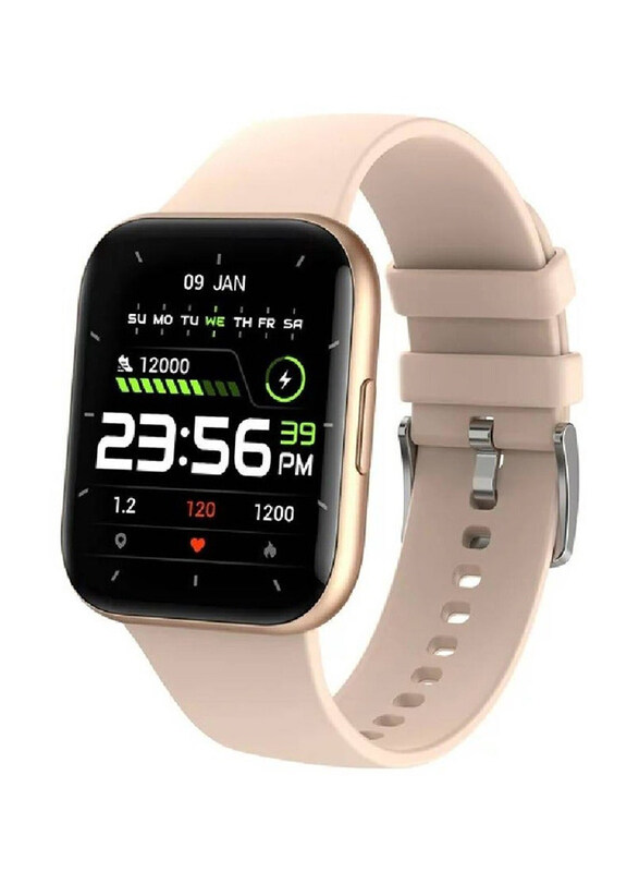 Gennext 1.69-inch Full Touching Screen Fitness Tracker Smartwatch with Heart Rate Monitor, Light Pink
Gennext 1.69-inch Full Touching Screen Fitness Tracker Smartwatch with Heart Rate Monitor, Light Pink