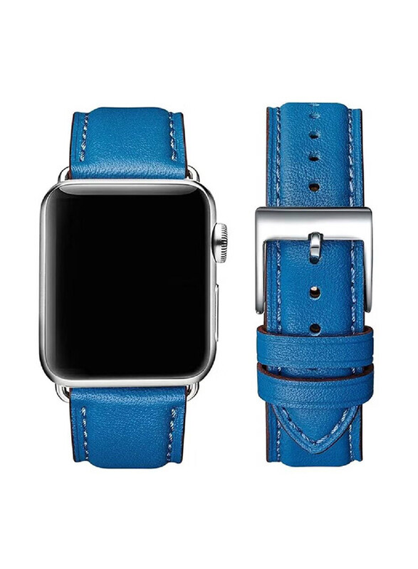 Gennext Replacement Genuine Leather Strap for Apple Watch Ultra Band 49mm, iWatch Series 8/7/6/5/4/3/2/1/SE/Ultra, Blue
Gennext Replacement Genuine Leather Strap for Apple Watch Ultra Band 49mm, iWatch Series 8/7/6/5/4/3/2/1/SE/Ultra, Blue