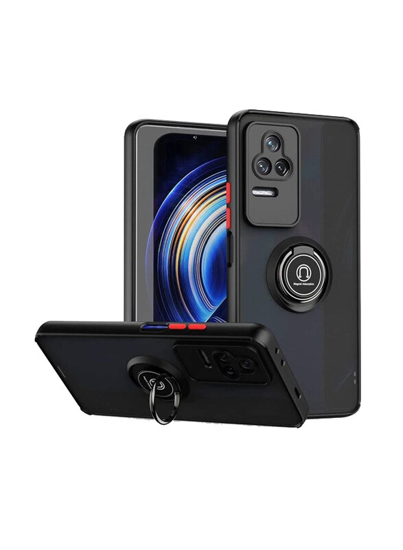 Gennext Xiaomi Redmi K40S Soft Bumper Hybrid Protective Mobile Phone Case Cover with Ring Holder, Black
Gennext Xiaomi Redmi K40S Soft Bumper Hybrid Protective Mobile Phone Case Cover with Ring Holder, Black