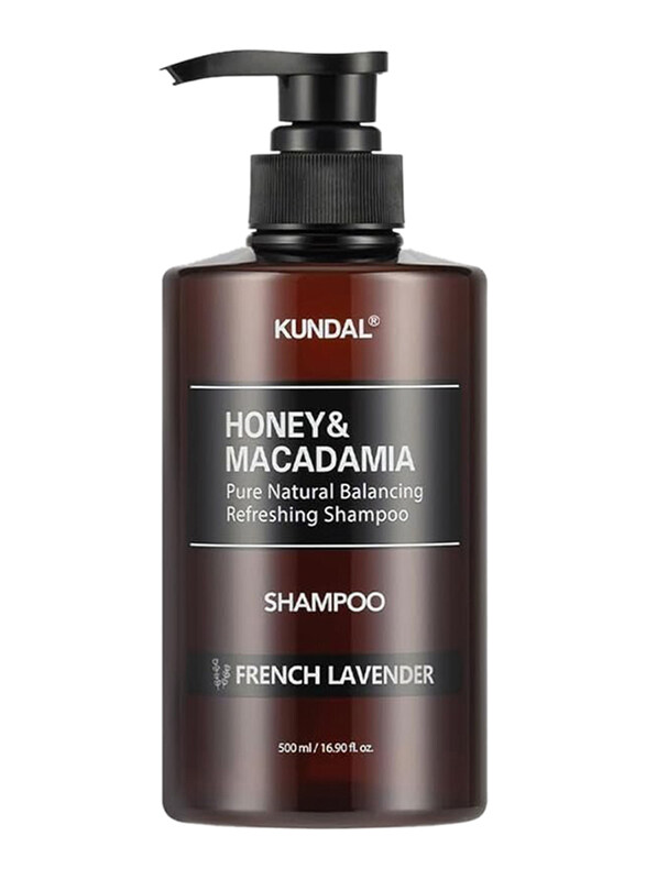 Kundal Honey & Macadamia Pure Natural Balancing Refreshing French Lavender Shampoo, 500ml
Kundal Honey & Macadamia Pure Natural Balancing Refreshing French Lavender Shampoo, 500ml