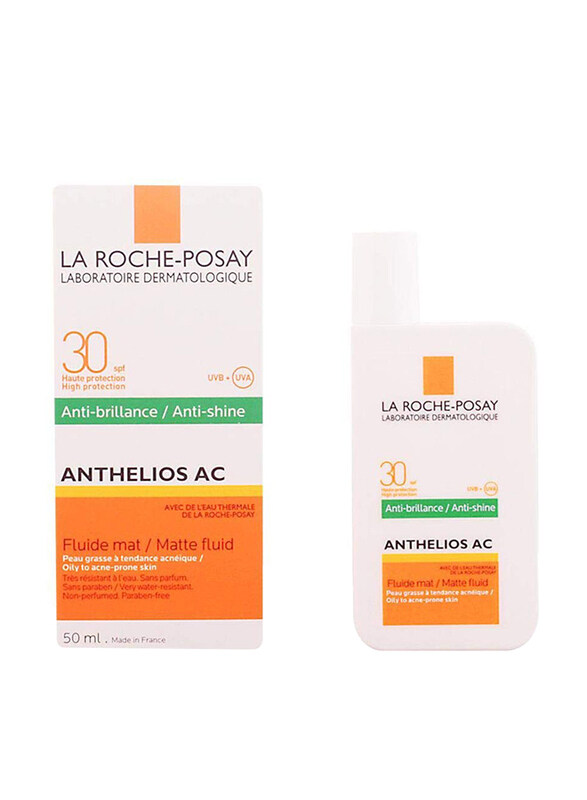 La Roche-Posay Anthelios AC Extreme SPF 30 Matte Fluide Anti Shine Sunscreen, 50ml
La Roche-Posay Anthelios AC Extreme SPF 30 Matte Fluide Anti Shine Sunscreen, 50ml