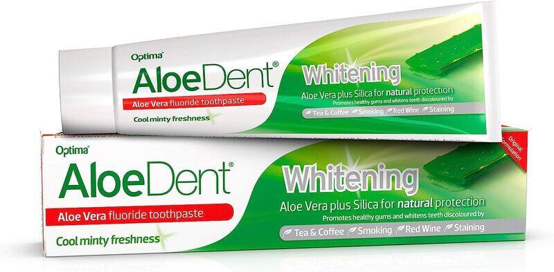 Aloe Dent Whitening Aloe Vera Natural Action Vegan Cruelty Free Toothpaste, 100ml
Aloe Dent Whitening Aloe Vera Natural Action Vegan Cruelty Free Toothpaste, 100ml