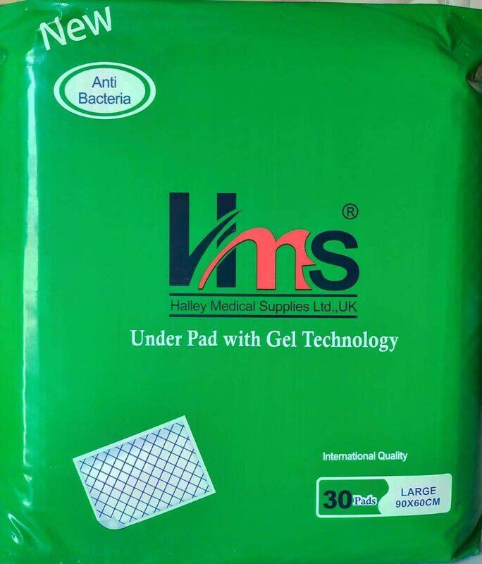 Underpads Hms Halley Medical Supplies Under Pads with Gel Technology for Adult Bed, 30 Pads
Underpads Hms Halley Medical Supplies Under Pads with Gel Technology for Adult Bed, 30 Pads